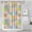 Pioneer Flower Floral Print Pattern-2, variant on Pioneer Flower Floral Print Pattern Modern Waterproof Shower Curtain Set with 12 Hooks, Washable Decorative Bathroom Shower Curtain