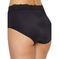thumbnail image 3 of Women's Bali DFPC61 Passion For Comfort Brief Panty (Black Lace 8), 3 of 14