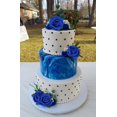 thumbnail image 3 of Artificial Flowers Roses Heads, 100 Pcs Faux Flowers Real Looking Blue Foam Fake Roses for DIY Crafts Wedding Bouquets Arrangements Party Home Decorations (Royal Blue), 3 of 5