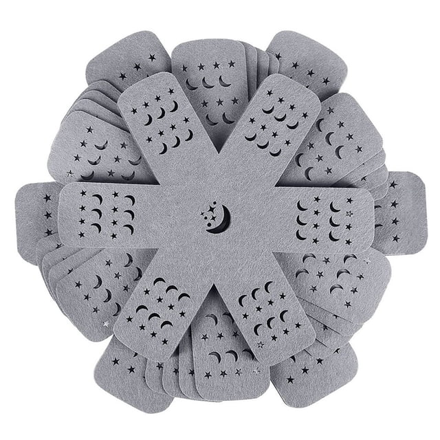 Thickened Pot Protection Pad Cookware Suitable for Stacking Flower-Shaped Coaster Table Mat,3 x 20cm protective pads 3 x 25cm protective pads 3 x 35.5cm protective pads 3 x 38cm protection pad