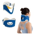 thumbnail image 2 of Collarin Ajustable De Extraccion Cervical Adulto Azul Marino, 2 of 10