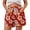 02-Red, variant on Women's Beach Shorts Summer Casual Drawstring with Pockets Loose Fit Quick Dry Boardshorts Swim Trunks for Vacation