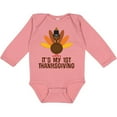 thumbnail image 3 of Inktastic My 1st Thanksgiving Turkey Boys or Girls Long Sleeve Baby Bodysuit, 3 of 5