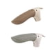 thumbnail image 1 of 2 protectores de silicona para manijas de puertas, topes de puerta, cubiertas para perillas de puertas de cocina y dormitorio. Marron gris, 1 of 9