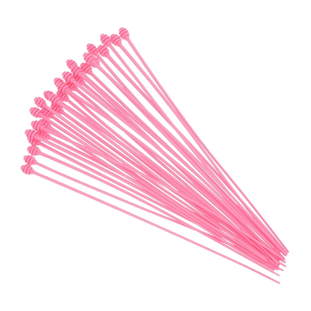 HAMPPLIES 30Pcs Heat Protection Perming Tool Durable Hair Styling Clips for Personal Use Pink Plastic