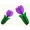 Purple*2, variant on Paper Flower Centerpieces for Table Spring Party Decorations for Table Pastel Tulip Honeycomb Mothers Day Decoration, Floral Centerpieces for Easter Party Birthday Tea Party(2pc)