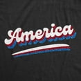 thumbnail image 2 of Womens America Retro Glitter T Shirt Cool Patriotic Fourth Of July Party Tee for Ladies Womens Graphic Tees, 2 of 9