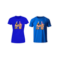 thumbnail image 2 of Playera Duo De Pareja De Capybara Fashion 14 De Febrero San Valentin Color Azul Talla Mediana Marca Emil SaEs, 2 of 4