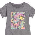 thumbnail image 3 of Peanuts - Peace & Love - Woodstock - Toddler & Youth Girls Fleece Dress, 3 of 6