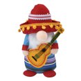 thumbnail image 2 of Dwarf Doll Cute Soft Lucky Prevent Fading Festival Gnomes with Musical Instruments for Halloween Props and Party Guitar Boy, 2 of 5