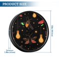 thumbnail image 3 of Indoor 12' Voice-Activated Luminous Decoration Wall Clock With LED Night Light Fireflies, 3 of 8