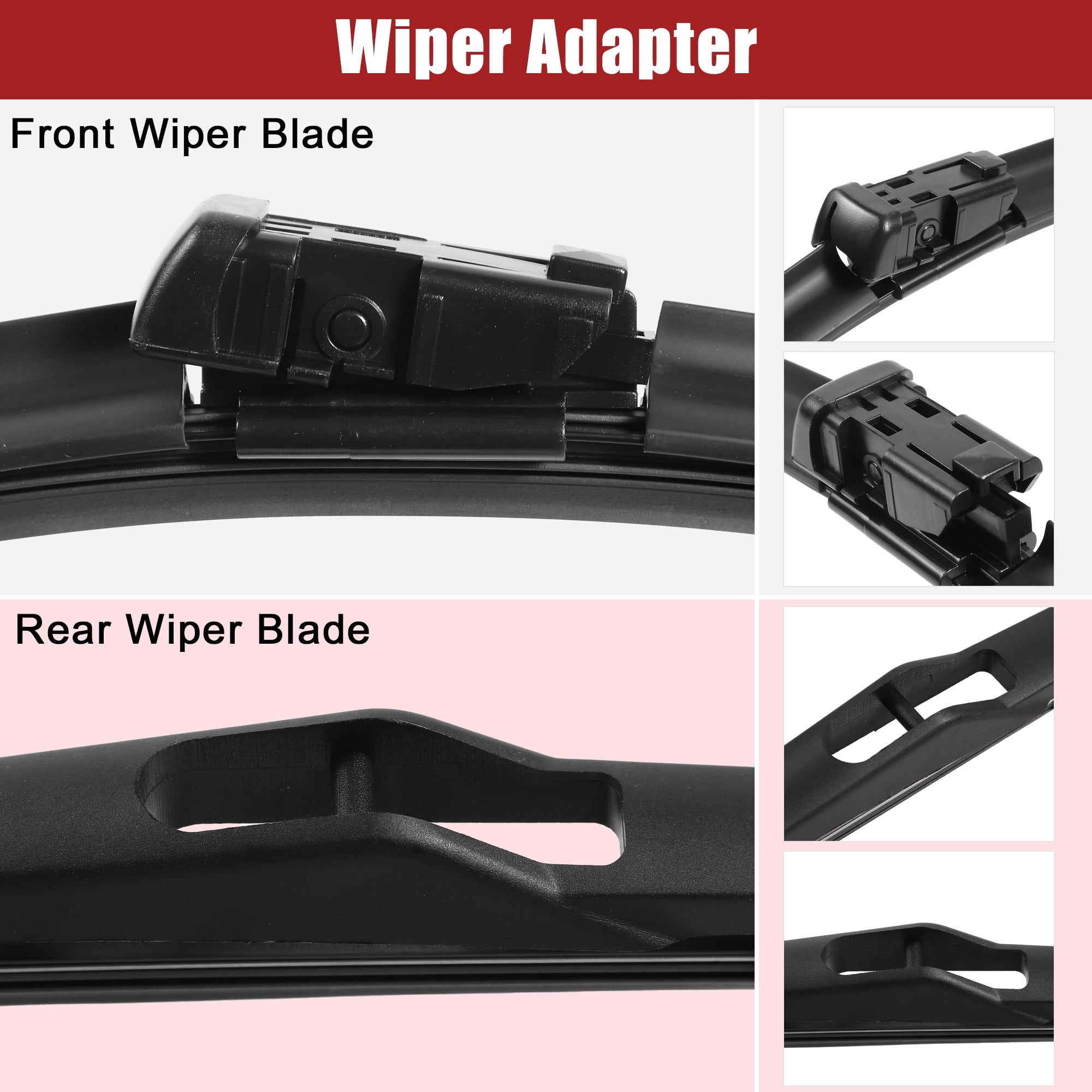 Unique Bargains 26" 23" 12" Windshield Wiper Blade Set for Mercedes-Benz ML GL GLE GLS