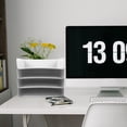 thumbnail image 3 of COOPHYA Desk File Organizer White 1Piece 12.77X10.22X9.82in, 3 of 8