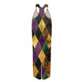 thumbnail image 3 of Fgvctg Mardi Gras Women's Jumpsuits Wide Leg Pant Fashion Mask Print Overall Sleeveless Rompers Carnival Party Spaghetti Straps Jumpsuits Loose Bib Overalls Sprimg Clothes With Pockets Ginger M, 3 of 4