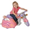 Battery Powered Super Motorcycle with Side Car - Pink
