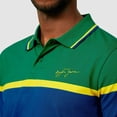 thumbnail image 5 of Ayrton Senna Men's Fanwear Strip Polo Shirt- Navy, 5 of 7