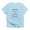 Sky Blue, variant on - Warrior Yoga Pose: Infant T Shirt - Infant T-Shirt