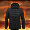 thumbnail image 4 of Plus Size Heated Jackets for Men Outdoor Warm Clothing Heated For Riding Skiing Fishing Charging Via Heated Coat, 4 of 8
