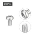 thumbnail image 3 of Unique Bargains Vis de Machine de Sécurité M4x8mm Torx, Lot de 20 Vis de Fixation en Acier Inoxydable 316 Tête de Poêle Inviolable, 3 of 5