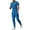 Blue, variant on Stamzod Men Sweatsuits Sets 2 Piece Summer Turndown Short Sleeve Shirts and Shorts Set Casual Loose Track Suits Mens Athletic Short Sets with Pocket Blue B XXXL