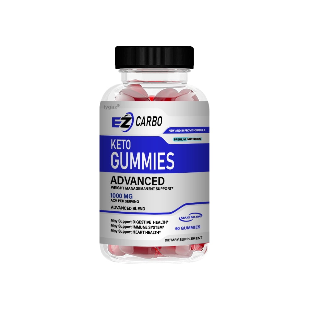 EzCarbo Keto Gummies, EZ Carbo ACV Gummies Single Bottle