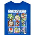 thumbnail image 3 of Nintendo Big Boys Super Mario Squares T-Shirt, Sizes 8-20, 3 of 4