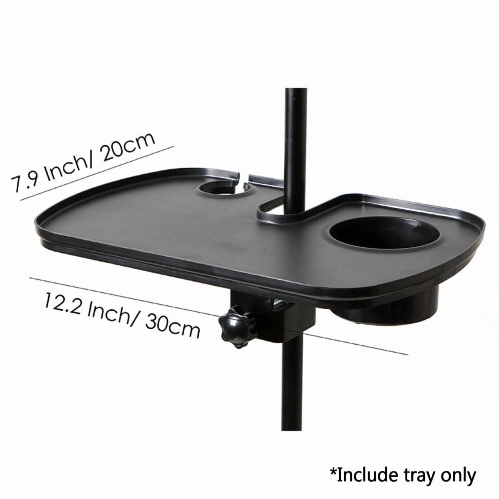 Sound Card Tray Live Microphone Plastic Stand Threaded Clamp Clip Fit for Tripod