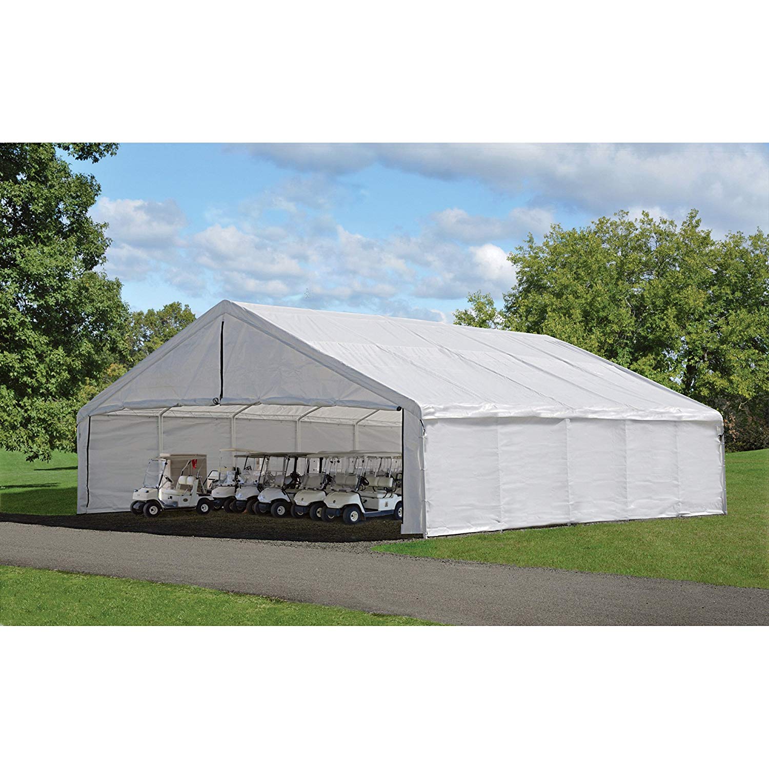 ShelterLogic 27777 30x50 White Canopy Enclosure Kit