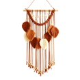 thumbnail image 2 of StlyGar Macrame Wall Hanging Boho Leaves Woven Tapestry Bohemian Chic Home Decor | Modern Handmade Leaf Feather Wall Art Decoration for Bedroom Living Room Apartment Ornament A, 2 of 6