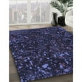 thumbnail image 2 of Ahgly Company Indoor Rectangle Patterned Deep Periwinkle Purple Area Rugs, 7' x 9', 2 of 6