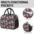 thumbnail image 6 of Womens Pioneer Flower Floral Print Pattern Lunch Box for Work,Insulated Lunch Bag for Women,Loncheras Para Mujer,Leakproof Adult Lunch Bag for Work,Beach,Travel,Picnic,Camping, 6 of 7