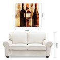 thumbnail image 7 of Empire Art Direct Smokey Wine 3 & 4 Frameless Free Floating Tempered Glass Panel Graphic Wall Art, 38" x 38" each, Ready to Hang, 7 of 7