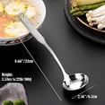 thumbnail image 3 of Cucharón pequeño, cucharón para salsa, mini cucharón de acero inoxidable SUS304 para servir salsa, juego de 2 resistentes al óxido, duraderos y durarán mucho tiempo, 3 of 5