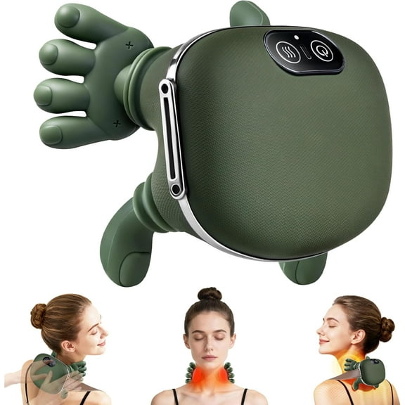 2026 New Heat Massager, 4D Kneading Massager with Heat Simulates a Real Palm Massage for Shoulder and Neck Relief