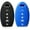 black and blue, variant on 2pcs Dobrev 5 Buttons Silicone Case Protector Key Fob Cover Smart Car Remote Holder for Infiniti JX35 2014 2015 2016 QX60 QX80 (Black and Black)