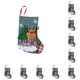 thumbnail image 3 of Naiovety Sola calcetín navideño colgante decorativo bolsa de regalo de fiesta decoración Type1 NO1, 3 of 6