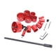thumbnail image 5 of 21 Pcs Hole Saw Kit HSS Fast Cutting Speed Hole Cutter with Drill Bit Extension Rod Thread Converter Hex Wrench, 5 of 5