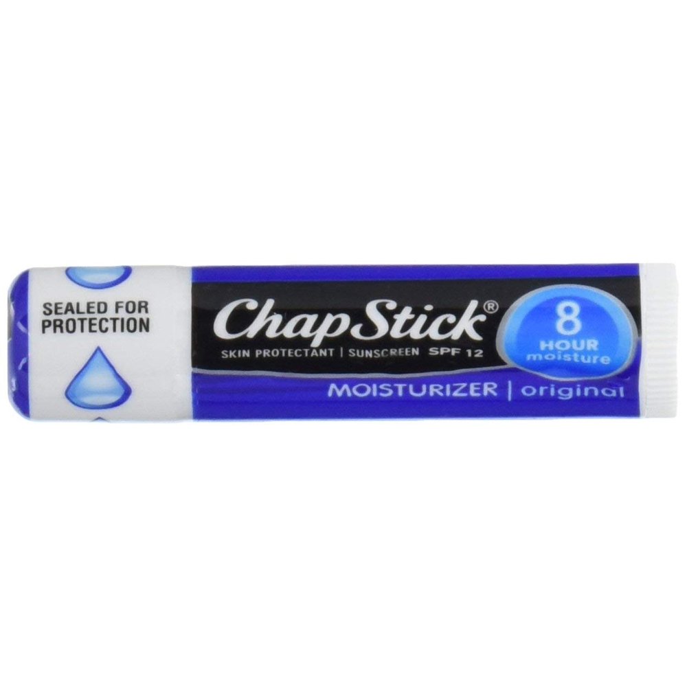 ChapStick Skin Protection Sunscreen Moisturizer, Original SPF 12 0.15 oz (Pack of 6) Walmart