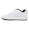 thumbnail image 3 of DC Men's Court Graffik Skate Shoe  WT/BLK/BLK, 3 of 5