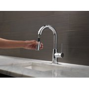 Delta Trinsic Single Handle Pull-Down Bar / Prep Faucet in Chrome 9959-DST