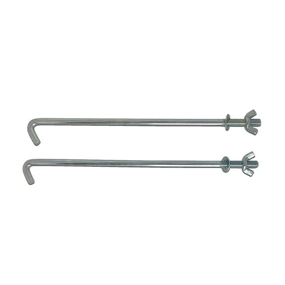 Universal Battery Retainer J-Bolt (Pair) Fits International Ford John Deere Massey Allis Chalmers Case Cockshutt Minneapolis Moline White / Oliver Tractor 393161R1 198185A1  198185A1 393161R1