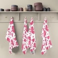 thumbnail image 5 of GZHJMY Valentine's Day Love Heart Kitchen Dish Towel 1 Pack, Soft Absorbent Reusable Hand Towel Washable Tea Towels for Home Kitchen Bar Table Decor, 28 x 18 Inch Washcloths Decorative Towels, 5 of 7