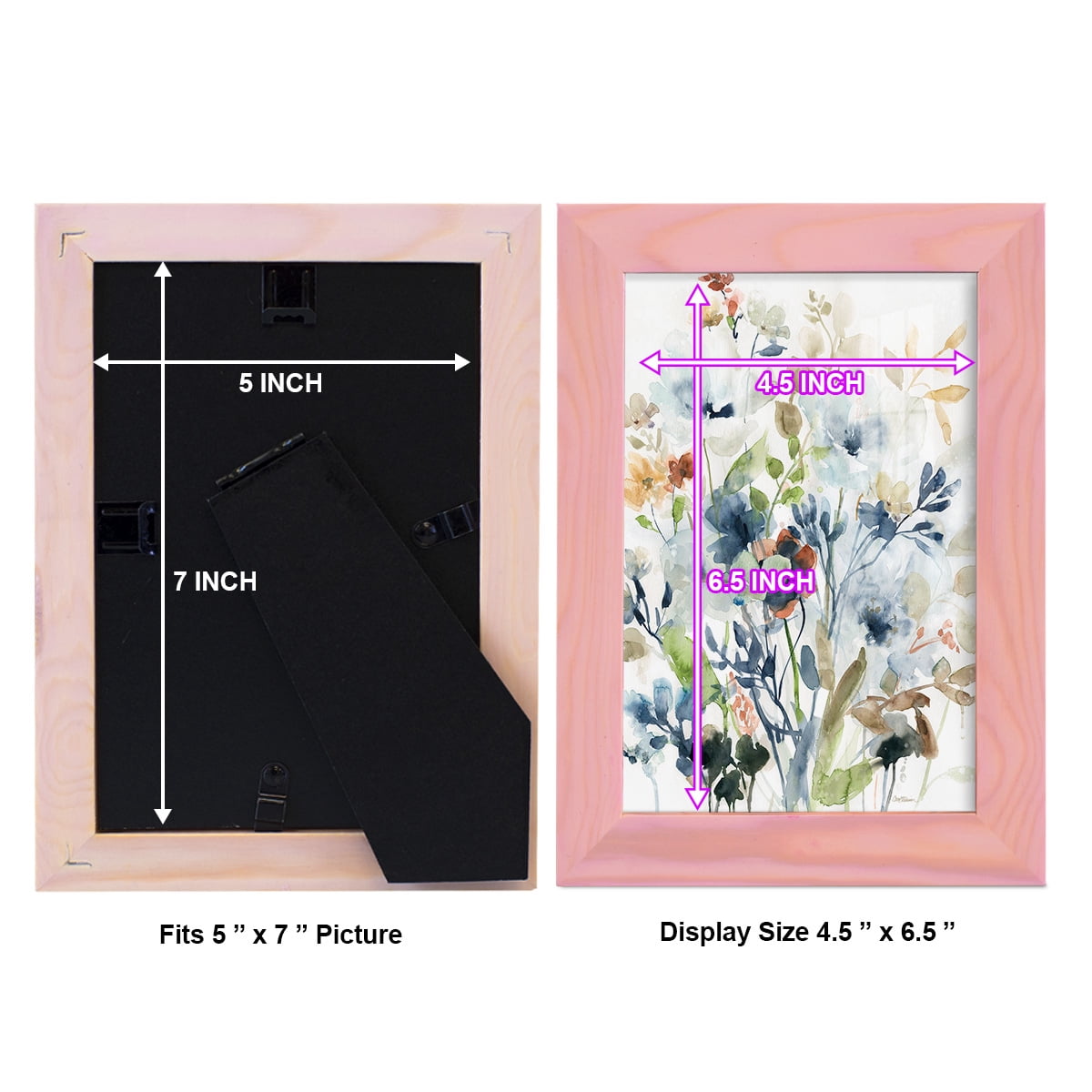Holland Spring Mix -Framed Print w/glass-Sunset Pink