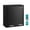 Black, variant on SONGMICS Trash Can, 2 x 8 Gallon (2 x 30 L) Double Compartment Garbage Can for Recycling, Stainless Steel, with 15 Liner Bags, Almond Color