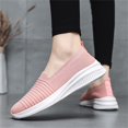 thumbnail image 4 of Oyedens Walking Shoes for Women Comfort Wide Width Slip on Nurse Work Loafers for Plantar Fasciitis, 4 of 6