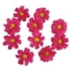 thumbnail image 2 of 20 flores artificiales de margarita, cabezas de flores falsas para decoración floral Rosa rojo + rosa, 2 of 9