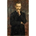 thumbnail image 3 of Heinrich Altherr 16x24 Black Modern Framed Museum Art Print Titled - Portrait of the Painter Hermann Meyer (My Friend Hermann Meyer) (1903), 3 of 5