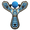 Monster Blue, variant on Mighty Fun Mischief Maker Lil’ Monster Wooden Slingshot Toy with Soft Foam Balls