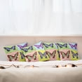 thumbnail image 3 of Ambesonne Butterfly Throw Pillow Cover 4 Pack, Pop Art Swallowtail, 20", Multicolor, 3 of 6