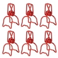thumbnail image 2 of 100 clips para encuadernación de gatitos, estilo animal lindo, sujeción fuerte, abrazaderas huecas para encuadernación de gatos para notas, papeles, ropa, color rojo, 2 of 5